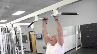 88 year old Fred Archambault attempts 20 pullups [upl. by Ynnub408]