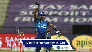 Hardik Pandyas Breathtaking 60 Against Rajasthan Royals [upl. by Filberte]