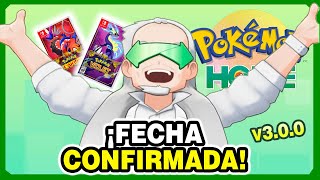 ✨¡AHORA SI ¡Nueva Fecha CONFIRMADA Para Pokémon Home y su Compatibilidad con Escarlata y Púrpura [upl. by Pettifer298]