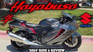 2024 SUZUKI HAYABUSA RIDE amp REVIEW  STATSFACTS And Everything you Want to know [upl. by Anahc]