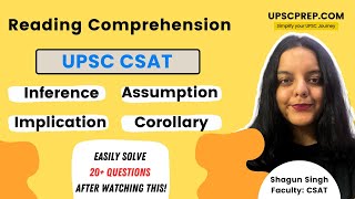 Score more marks in Reading Comprehension  UPSC Prelims  last minute strategy [upl. by Ile41]