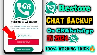 GBWhatsApp Chat Backup Restore 2024  How To Backup GBWhatsApp Messages  GBWhatsApp Chats Recovery [upl. by Yelssew199]