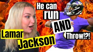 New Zealand Girl Reacts to LAMAR JACKSON HIGHLY REQUESTED [upl. by Atorod]