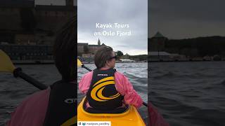 Kayak Tours on Oslofjord is the best way to see the central Oslo waterfront 😍 kajakk oslo norway [upl. by Allehc]