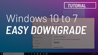 How to uninstall Windows 10 and downgrade to Windows 7 2021 [upl. by Chisholm434]