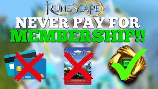 Never Pay For Runescape Membership Again With These Tips  Earn Bonds Easily 2021 [upl. by Neyut]