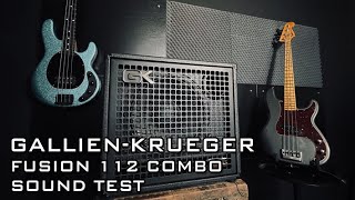 GallienKrueger Fusion 112 Combo Sound Test [upl. by Appleton]