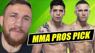 MMA Pros Pick ✅ Brandon Moreno vs Kai KaraFrance  Part 1 👊 UFC 277 [upl. by Morell900]