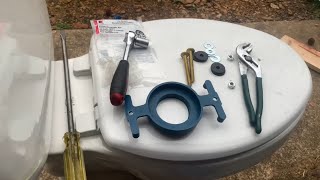 DIY How Too Replace Toilet Tank Gasket [upl. by Helman]