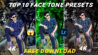 Top 10 New 4k Face Tone Lightroom Premium presets ।। Lightroom Presets Free Download ।।Lr presets । [upl. by Danie]