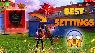 Vincenzo74 Setting in free fire BlueStacks  Best tweaks for headshot [upl. by Beghtol]