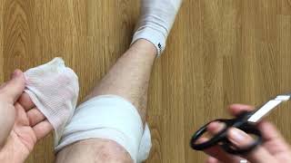 How To Quick Tip  Use And Secure Gauze Bandage [upl. by Noiro]