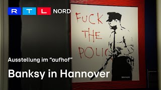 GraffitiKünstler Banksy mit Ausstellung in Hannover [upl. by Eiresed527]