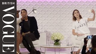 Alexa Chung and Olivier Rousteing at the Vogue Festival 2015  British Vogue [upl. by Dray]