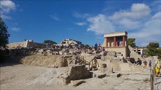 Knossos Palace of the Minoans on Crete Greece [upl. by Nytsua123]