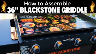 How to Assemble a 36quot Blackstone Griddle [upl. by Zoilla576]