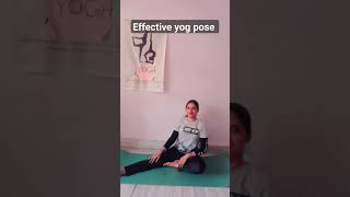 effective yog pose yoga yog fitnessyoga precticeyoutube short sapnayogaclass [upl. by Renaud580]