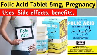 Folic acid 5 mg uses benefits folic acid 5mg in pregnancy folic acid ke fayde side effects [upl. by Seline]