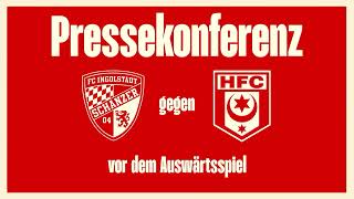 2 Spieltag 202324 FC Ingolstadt 04  Hallescher FC  Pressekonferenz vor dem Spiel [upl. by Shaum793]