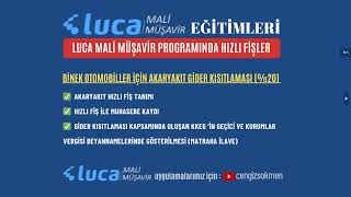 Luca MMP  Binek otomobiller için akaryakıt gider kısıtlaması 20 [upl. by Paza88]