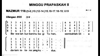 Edisi Lama Minggu 25 Februari 2024  MINGGU PRAPASKAH II Kedua  Mazmur Tanggapan  Tahun B [upl. by Tihor]