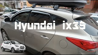 Roof rack bars with flush railing for Hyundai ix35 [upl. by Neva863]