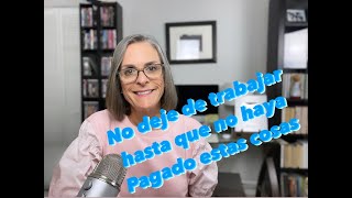 No se jubile hasta que haya pagado estas cosas [upl. by Ecienal]