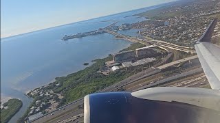 Delta Airlines Boeing 757200 Takeoff  Tampa International Airport [upl. by Mickie]