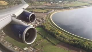 British Airways Boeing 747400 Takeoff London Heathrow Airport [upl. by Hillier744]