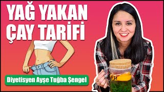 Yağ Yakmak İçin Ödem Attırıcı Çay Tarifi  Diyetisyen Ayşe Tuğba Şengel [upl. by Maddalena]