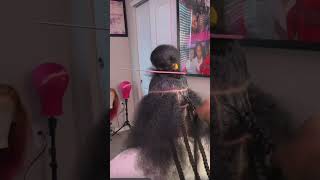 Large knotless braids tutorials💇🏽‍♀️🥰 braids hairstyles knotlessbraids braidstyles [upl. by Erot672]