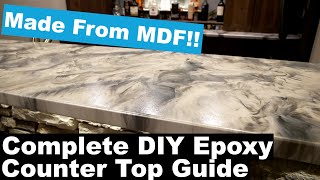 DIY Epoxy Counter Tops  Turn MDF Into Amazing Counters with Leggari Epoxy [upl. by Redep]