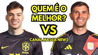 EDERSON VS EMILIANO MARTÍNEZ QUEM É O MELHOR [upl. by Kandy]