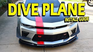 Dive Plane Install Guide  1618 Camaro SS  by Zl1 Addons [upl. by Ramraj]