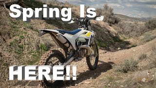 Spring Has Sprung  2019 Husky TE300i [upl. by Giuditta]