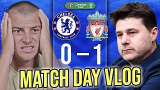 MATCH DAY VLOG CHELSEA 01 LIVERPOOL CARABAO CUP FINAL [upl. by Ehcor]