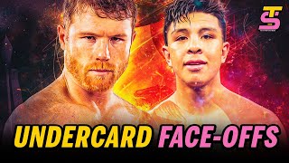 Canelo vs Munguia UNDERCARD Face offs [upl. by Amirak]