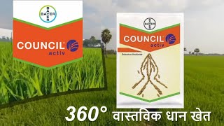 360° खरपतवारनाशक BAYER COUNSIL ACTIV की संपूर्ण जानकारीमोथा का 100 खात्माcounsil activ [upl. by Noffets]