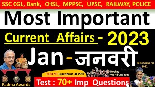 Current Affairs January 2023  Important current affairs 2023  Current Affairs Quiz  CrazyGkTrick [upl. by Avruch]