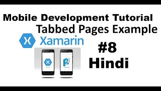 XamarinForms Tutorial For Beginners 8  Tabbed Pages Example [upl. by Yelena]