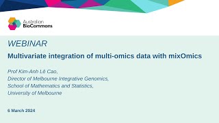 Multivariate integration of multiomics data with mixOmics [upl. by Nunnery]