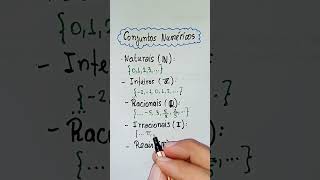 Conjuntos numéricos matematica aula escola aprender dicas macetes [upl. by Millie]