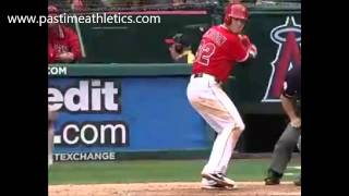 Josh Hamilton Baseball Home Run Swing Video Clip  Slow Motion LA Angels MLB [upl. by Lowry114]