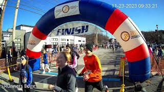 York YMCA Turkey Trot 5K Finish 2023 [upl. by Beverlee]