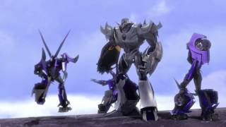 Transformers Prime Megatron Kills Steve and Smokescreen Escapes The Warship [upl. by Renrut837]