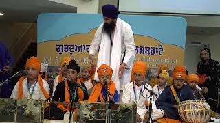 Gurbani Kirtan Kids  El Sobrante Gurdwara Sahib quotBachea Da Jathaquot Miri Piri Diwas 2024 July [upl. by Annnora]