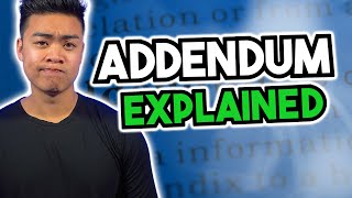 The Guide Addendum Contract Explained amp How To Real Estate Investing amp Wholesaling [upl. by Kayley]