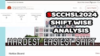 ssc ssc chsl 2024 answer key analysis easy hardest shift expected cut off [upl. by Anaiq]