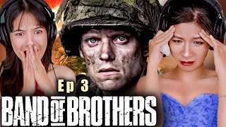 Foreign Girls React  Band of Brothers Ep 3 quotCarentanquot  First Time Watch [upl. by Iralam21]