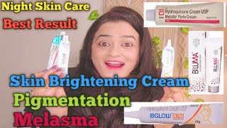 SKIN BRIGHTENING CREAM FOR PIGMENTATION AND MELASMA nightcreamskinbrighteningpigmentationmelasma [upl. by Nyltac392]